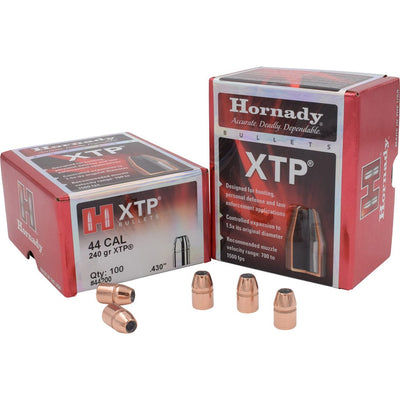 Hornady Hornady Xtp Traditional Pistol Bullets 44 Caliber 240 Gr. Hollow Point 100 Rd. Reloading