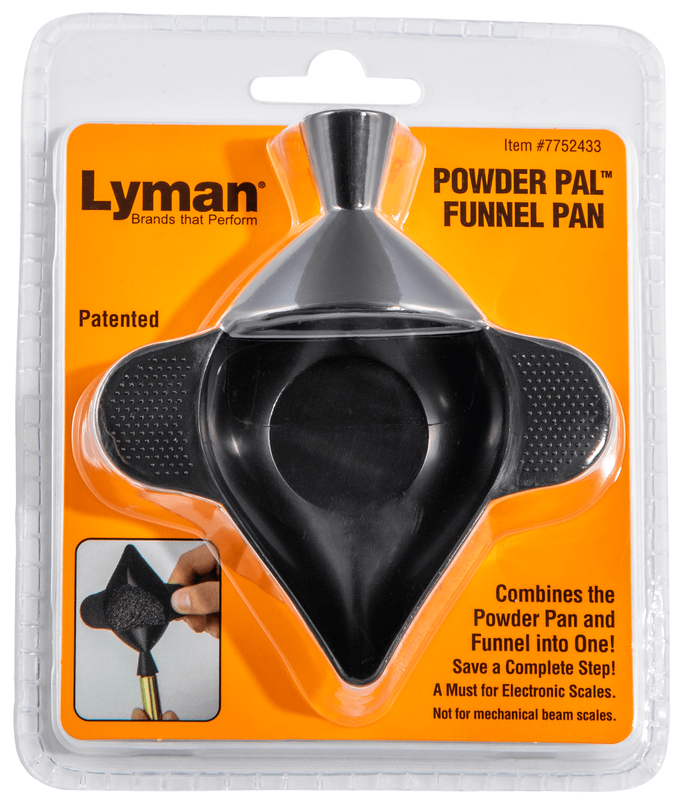 Lyman Lyman Powder Pal, Lym 7752433 Elec Scale Funnel Pan Reloading