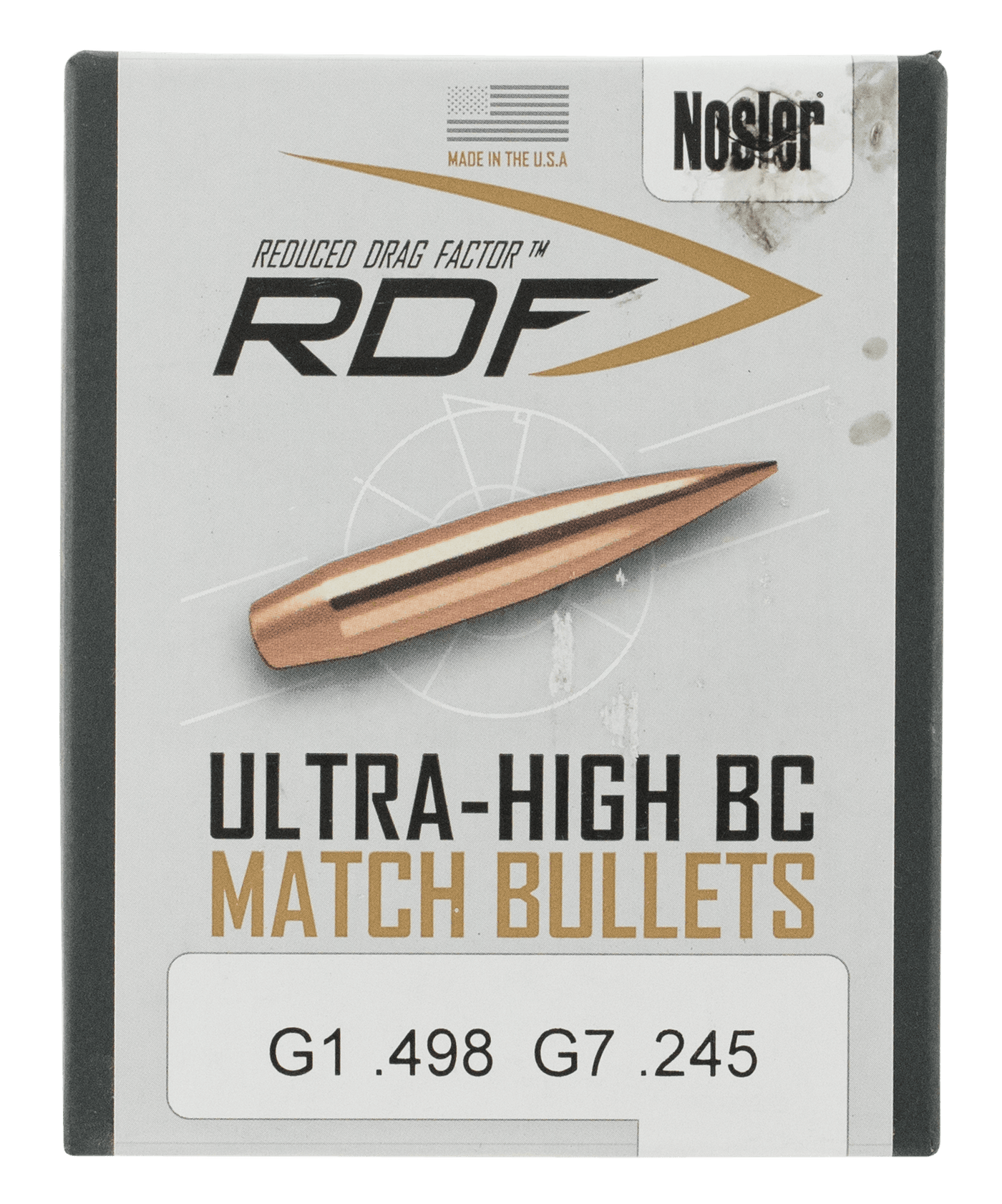 Nosler Nosler Rdf, Nos 53441 Rdf Match   22   85 Hpbt  100 Reloading