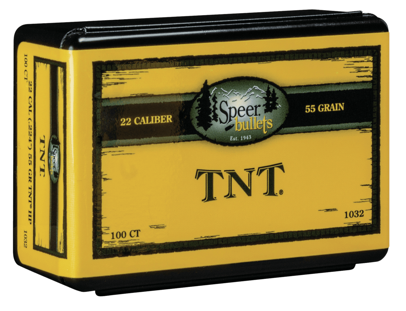 Speer Ammo Speer Ammo Tnt, Speer 1032      Bull .224  55 Tnthp           100 Reloading