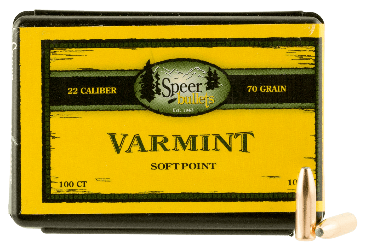 Speer Ammo Speer Ammo Varmint, Speer 1053      Bull .224  70 Smsptz          100 Reloading