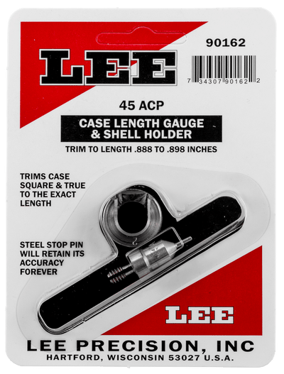 Lee Lee Trimmer Gauge .45acp - Reloading Tools