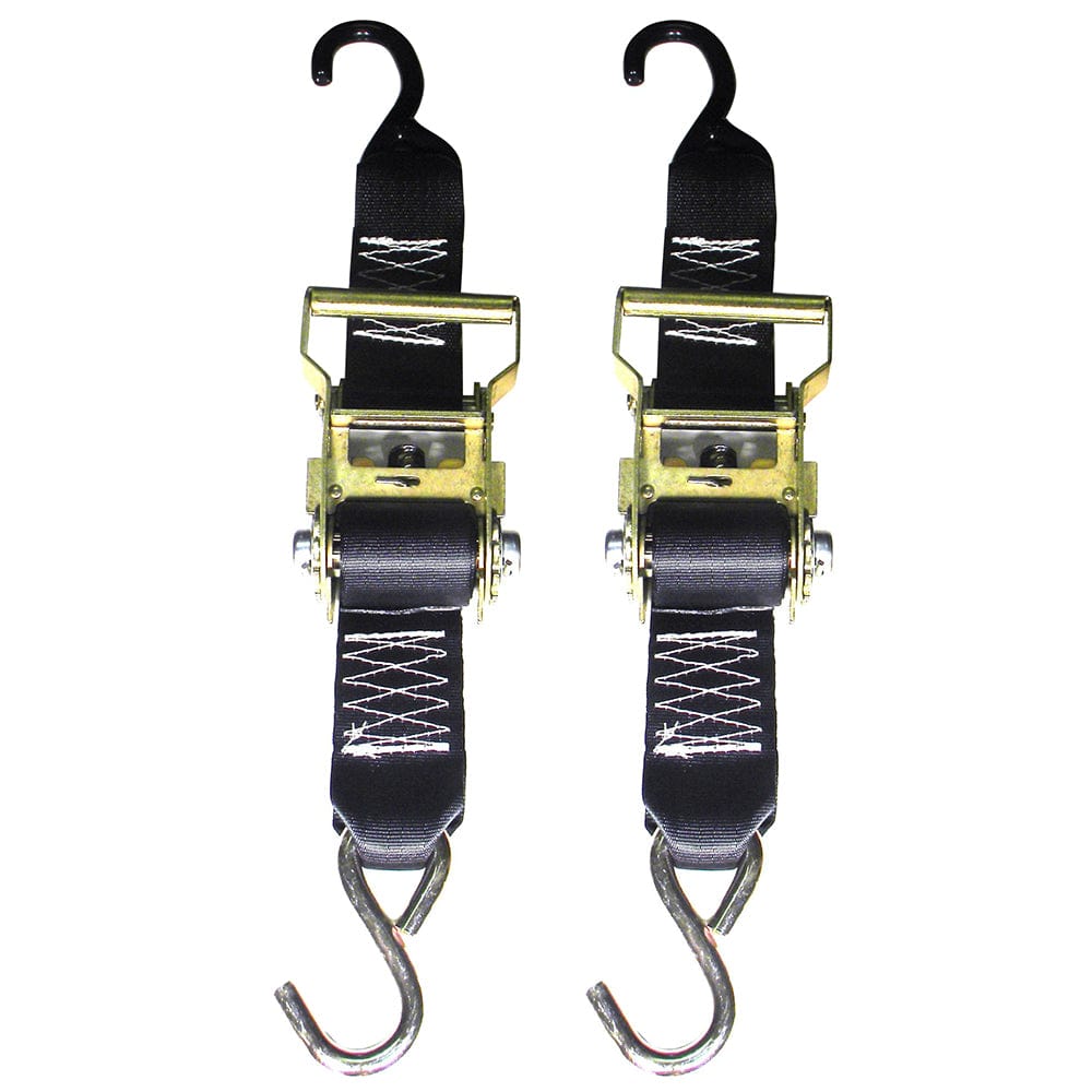 Rod Saver Rod Saver Heavy-Duty Ratchet Trailer Tie-Down - 2" x 5' - Pair Trailering