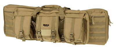 RUKX GEAR Ati Tactical 36" Double Gun Case Tan Firearm Accessories