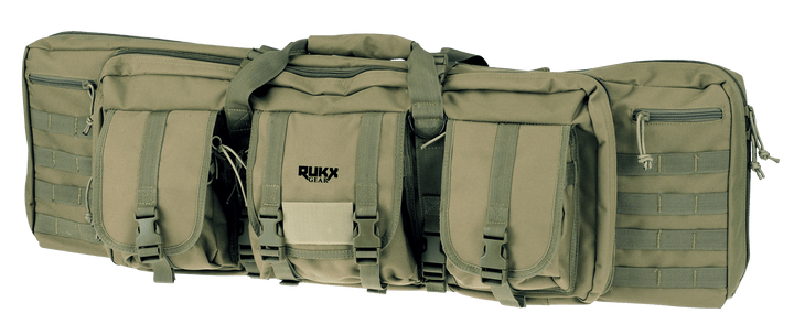 RUKX GEAR Rukx Gear Tactical, Rukx Atict36dgg 36in Tact Dbl Gun Case Grn Firearm Accessories