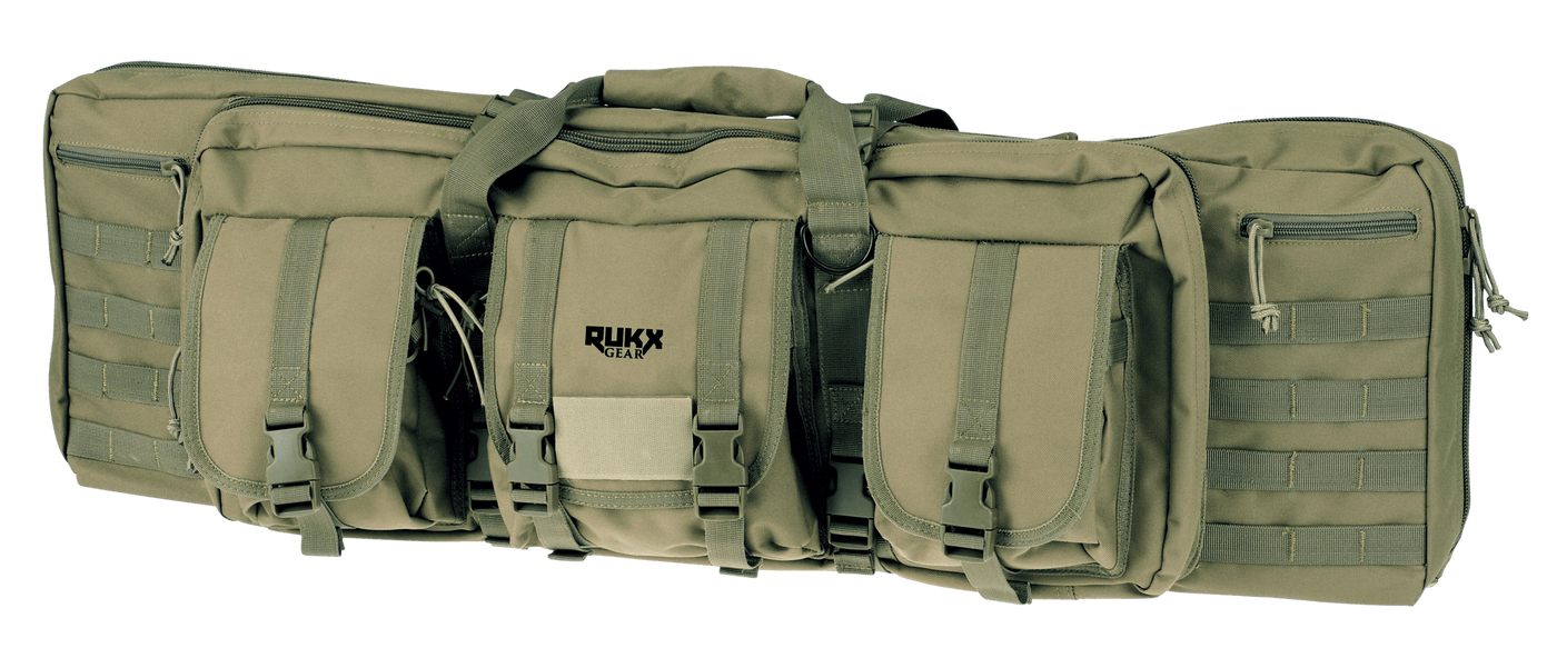 RUKX GEAR Rukx Gear Tactical, Rukx Atict36dgg 36in Tact Dbl Gun Case Grn Firearm Accessories