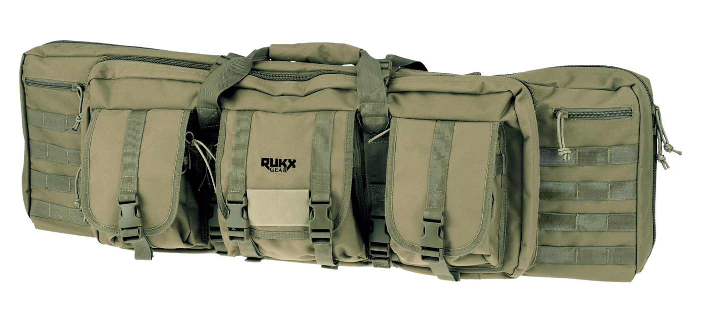 RUKX GEAR Rukx Gear Tactical, Rukx Atict42dgg 42in Tact Dbl Gun Case Grn Firearm Accessories