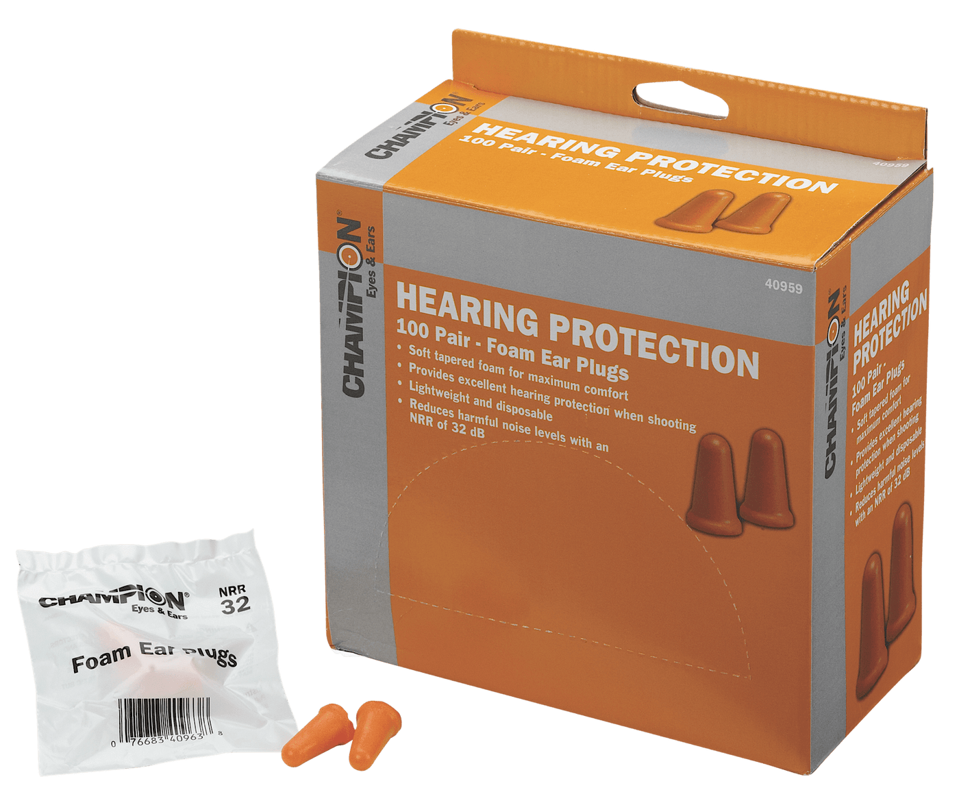 Champion Traps & Targets Champion Shooting Ear Plugs 100pr Safety/Protection