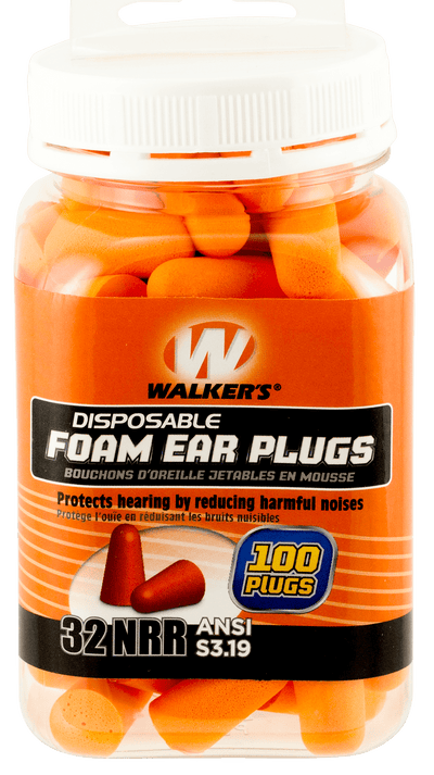 Walker's Walker's Foam Ear Plugs 50pk Jar Safety/Protection