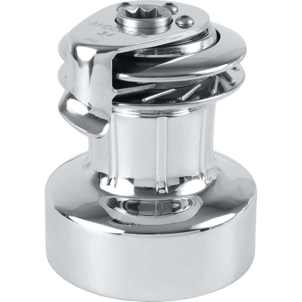 ANDERSEN ANDERSEN 34 ST FS - 2-Speed Self-Tailing Manual Winch - Full Stainless Steel Sailing