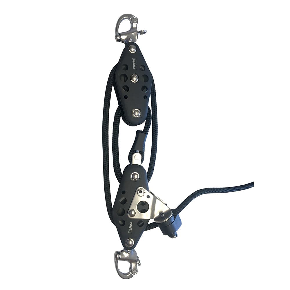 Barton Marine Barton Marine Size 5 4:1 Vang System, Snap Shackle Head - 40' Line Sailing