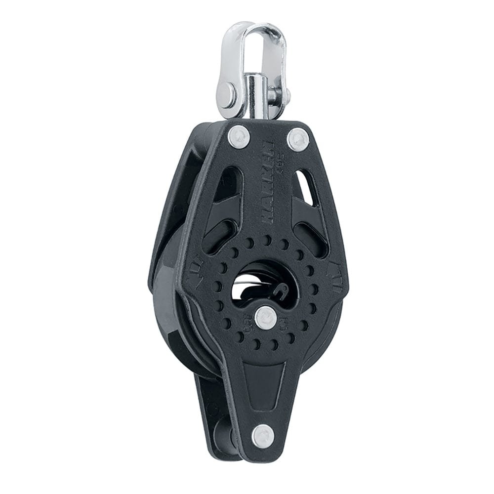 Harken Harken 40mm Carbo Single Ratchet Block w/Swivel & Becket Sailing