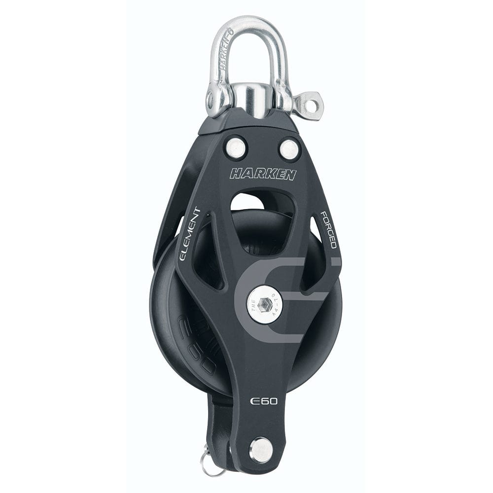 Harken Harken 60mm Single Aluminum Element Block w/Swivel & Becket Sailing