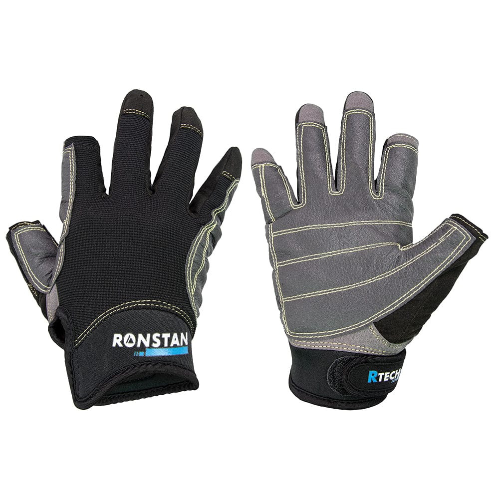 Ronstan Ronstan Sticky Race Gloves - 3-Finger - Black - M Sailing