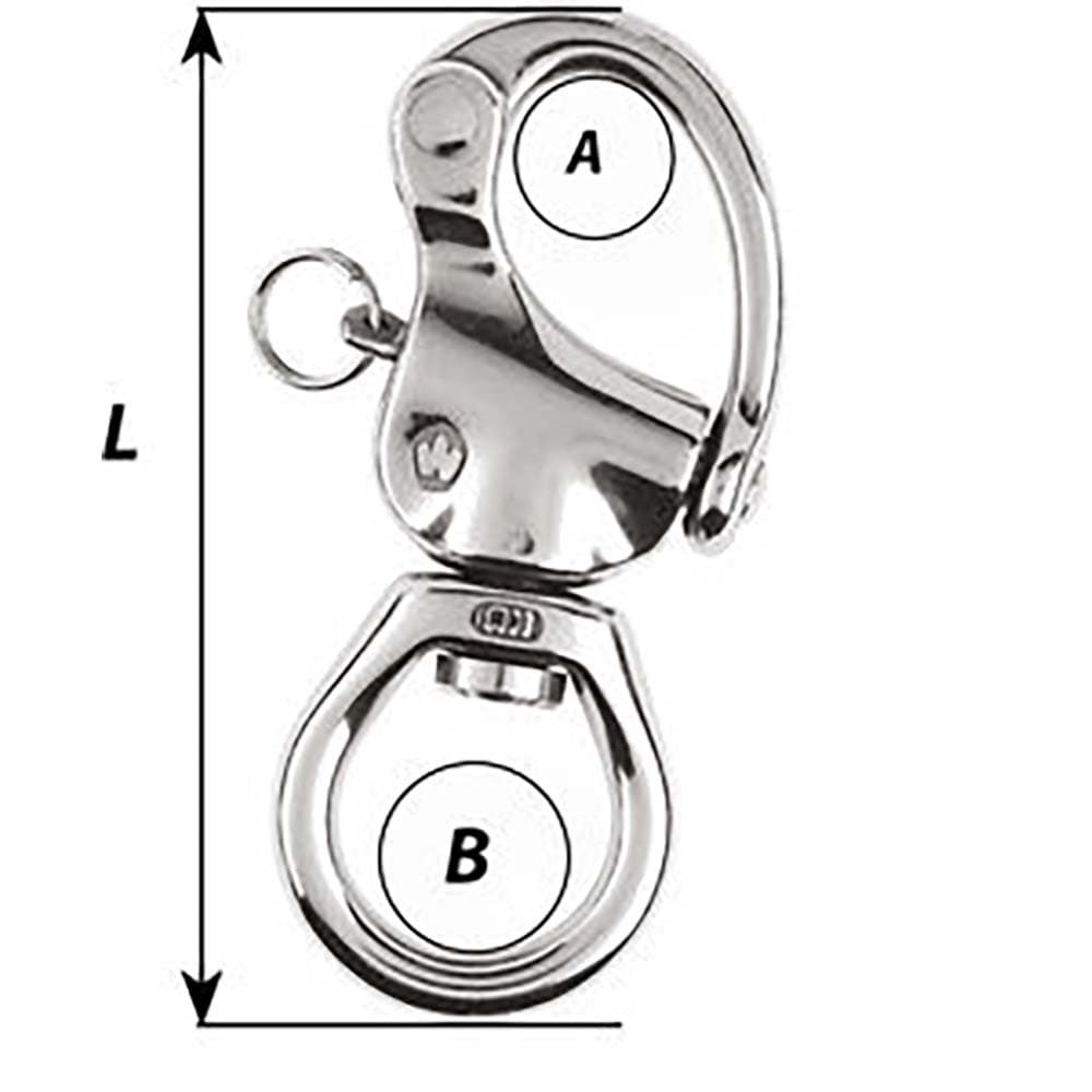 Wichard Marine Wichard HR Snap Shackle - Large Bail - Length 140mm Sailing