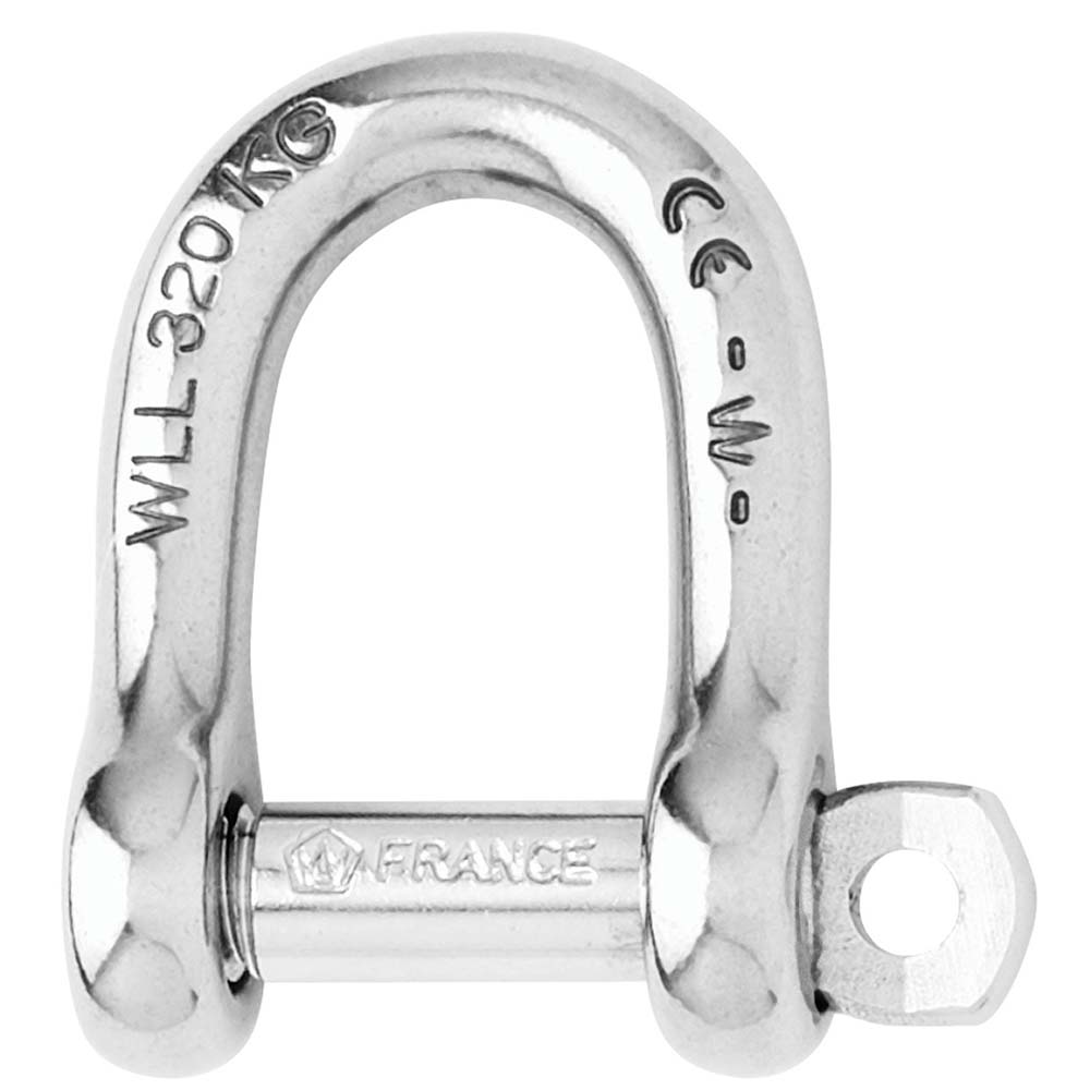 Wichard Marine Wichard Self-Locking D Shackle - Diameter 5mm - 3/16" Sailing