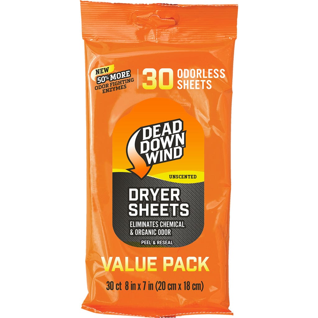 Dead Down Wind Dead Down Wind Dryer Sheets 30 Ct. Scent Elimination and Lures