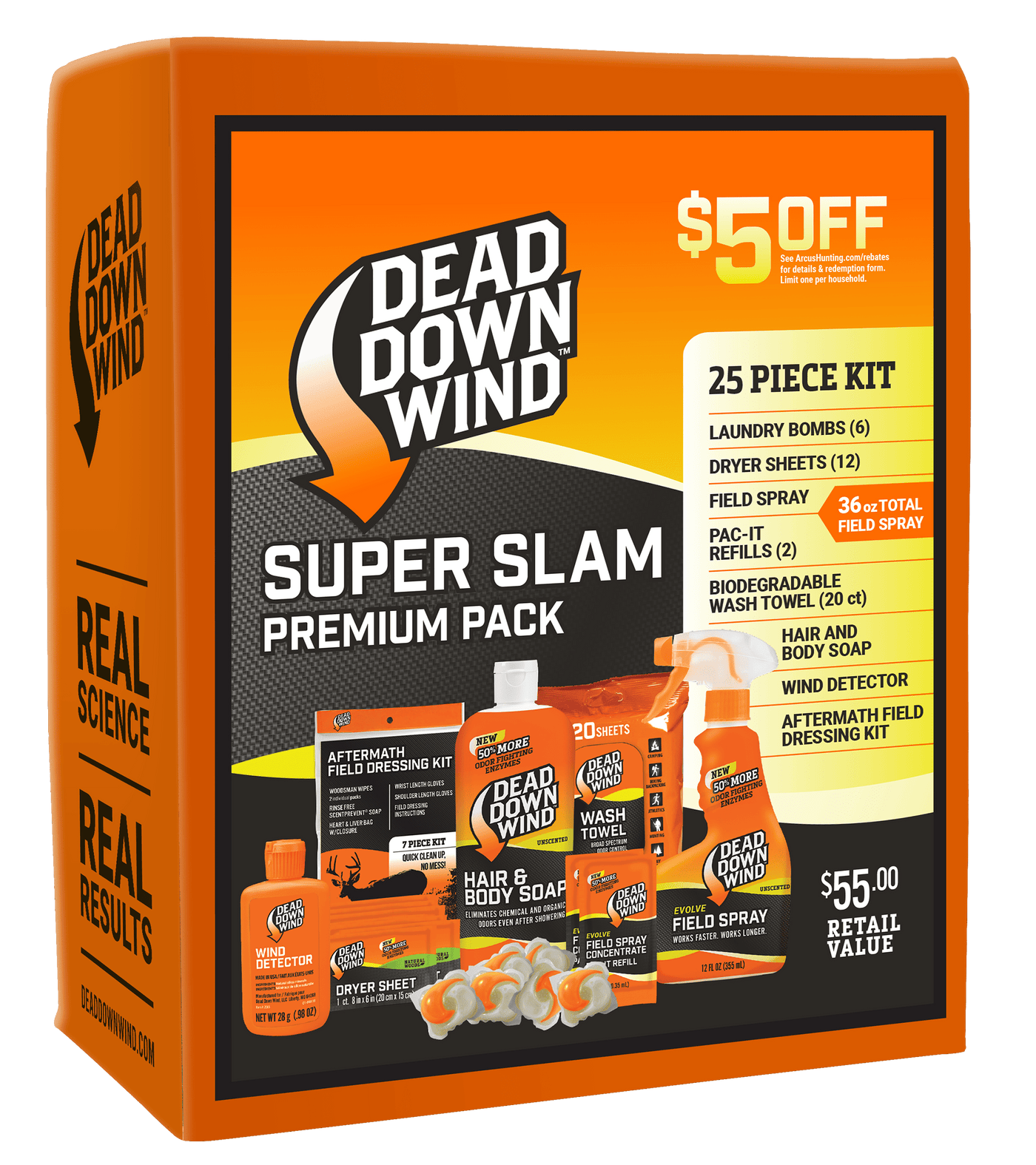 Dead Down Wind Dead Down Wind Super Slam Premium Kit Scent Elimination and Lures