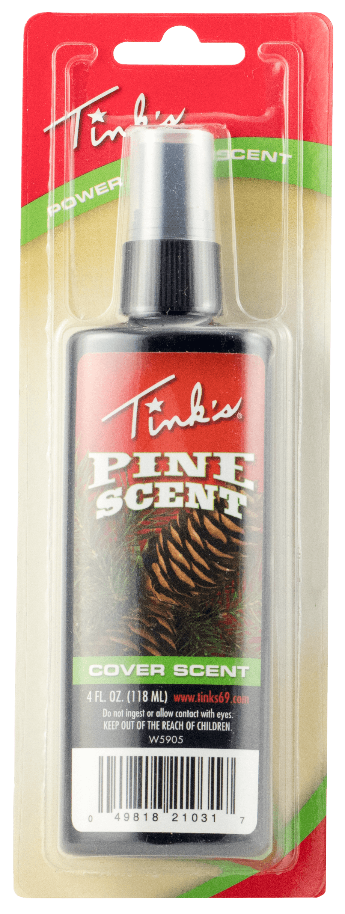 Tinks Tinks Pine Cover Scent 4 Oz. Scent Elimination and Lures