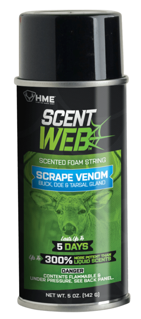 HME Products Hme Deer Lure Scent Web Scrape - Venom Buck/doe Tarsal Gland Scents/scent Elimination