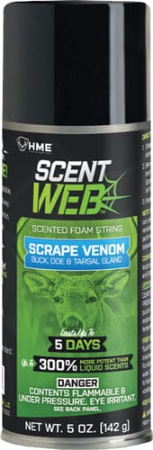 HME Products Hme Deer Lure Scent Web Scrape - Venom Buck/doe Tarsal Gland Scents/scent Elimination