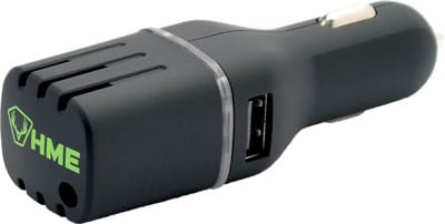 HME Products Hme Scent Slammer Ozone Scent - Eliminator Car Unit W/dual Usb Scents/scent Elimination