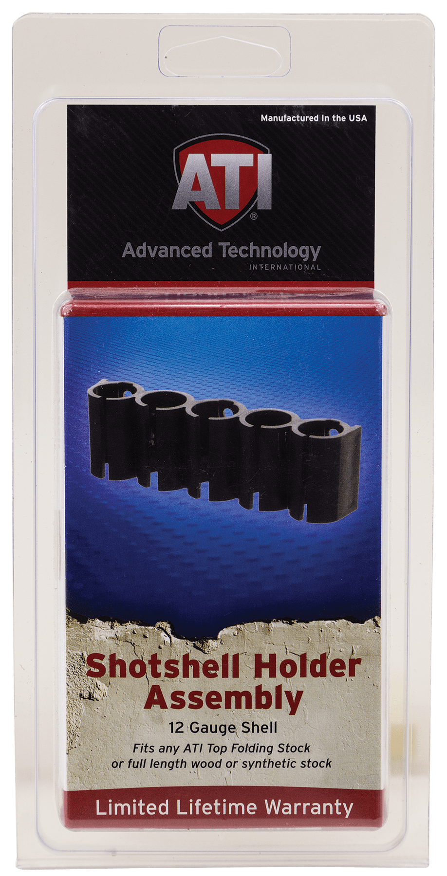 Advanced Tech Adv. Tech. 12 Ga. - Shotshell Holder 5-rounds Shell Carriers