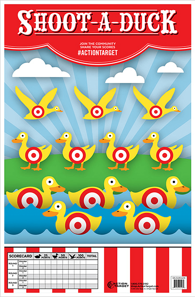 ACTION TARGET INC Action Target Inc Action, Action Gscarduck100     Shoot A Duck        100 Bx Shooting