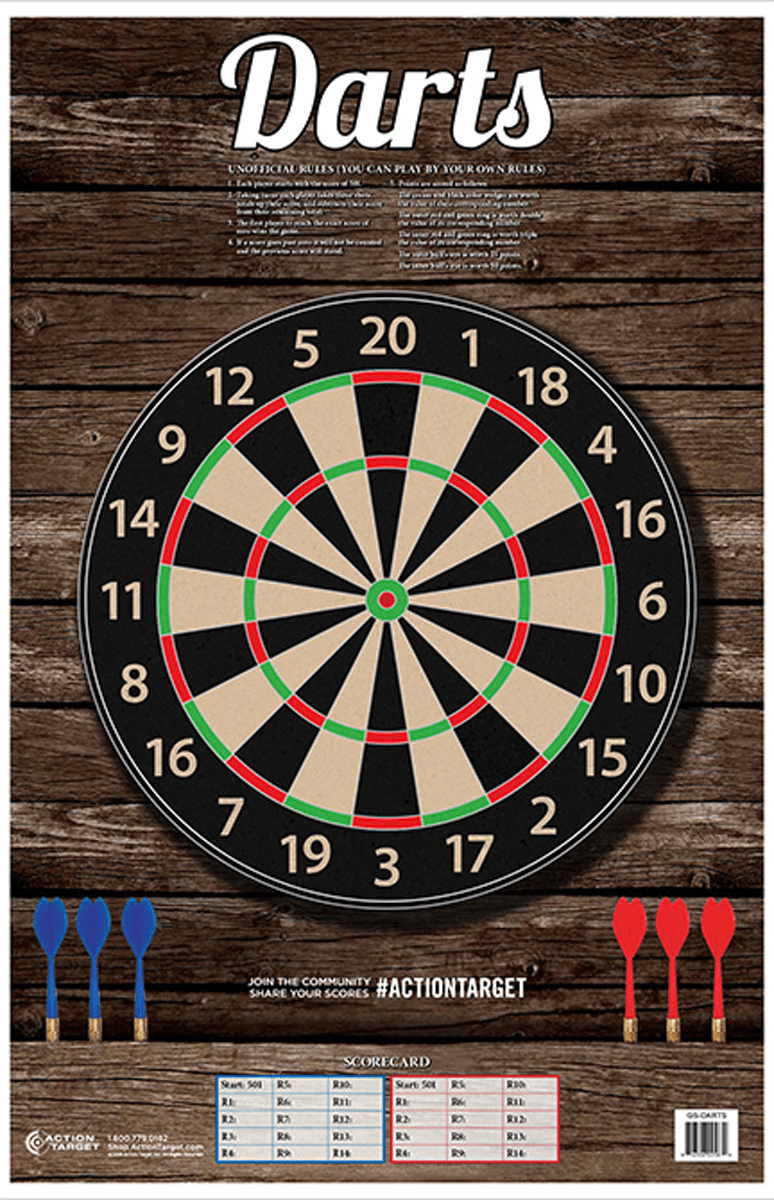 ACTION TARGET INC Action Target Inc Action, Action Gsdarts100       Darts               100 Bx Shooting