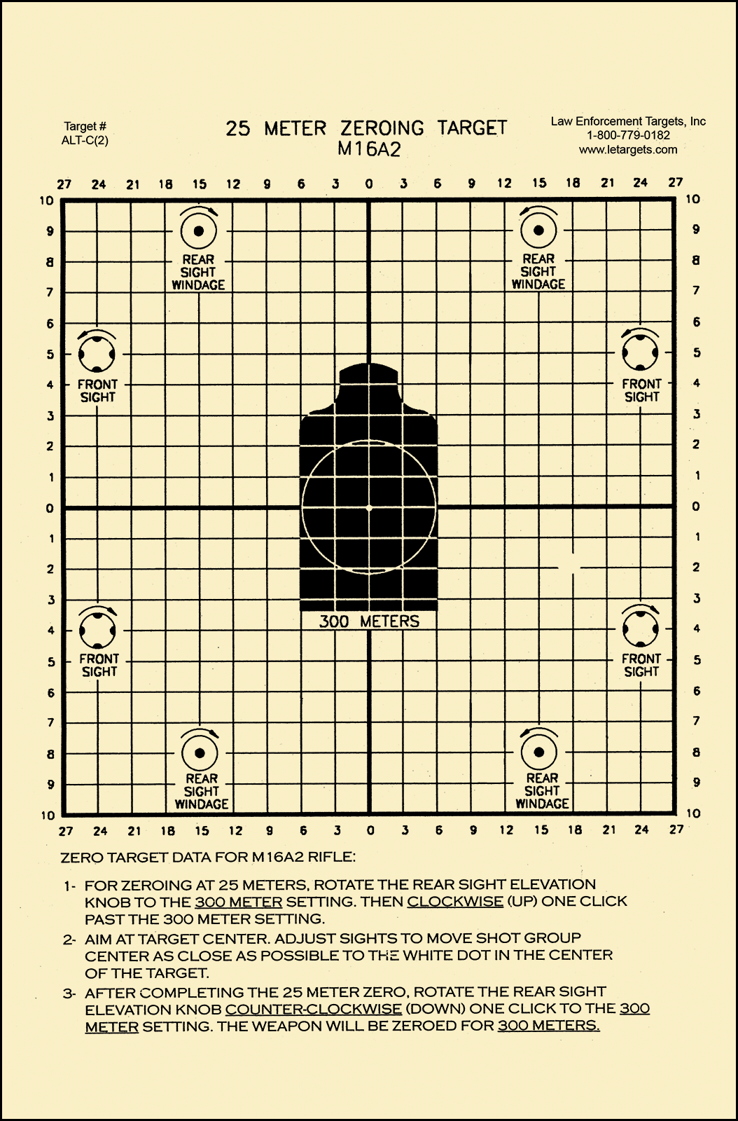 ACTION TARGET INC Action Target Inc M16, Action Altc(2)100 25 Meter Dod M16a2        100 Bx Shooting