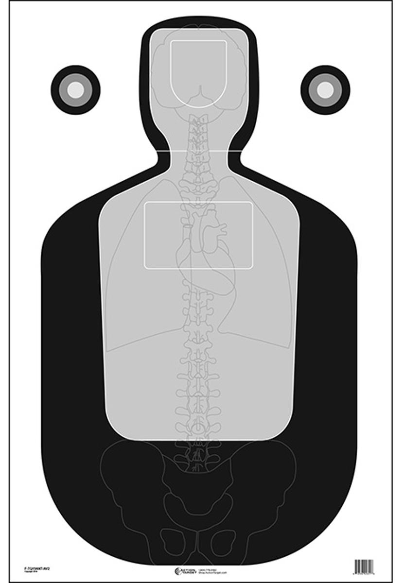 ACTION TARGET INC Action Target Inc Tq-19, Action Ftq19antav2100 Tq19  Trgt/anatomy    100 Bx Shooting