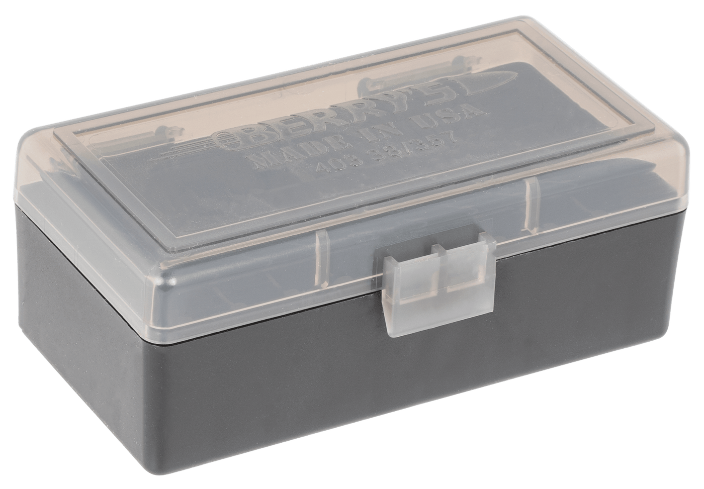 Berrys Berrys 403, Berrys 92948    403 Ammo Box  .38/357  50rd Smk/bk Shooting