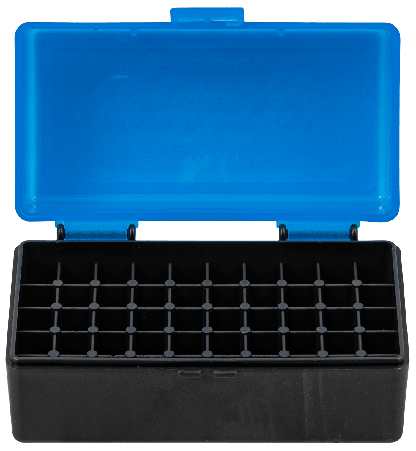 Berrys Berrys 405, Berrys 44661    405 Ammo Box .223/556  50rd Blu/bk Shooting