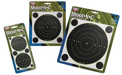 Birchwood Casey Birchwood Casey Shoot-N-C 3 inch Taget Bull 12 Sheet Pack Shooting