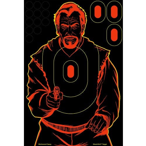 Birchwood Casey Birchwood Casey Shoot-N-C Bad Guy 12x18 Silhouette Tgt 12pk Shooting