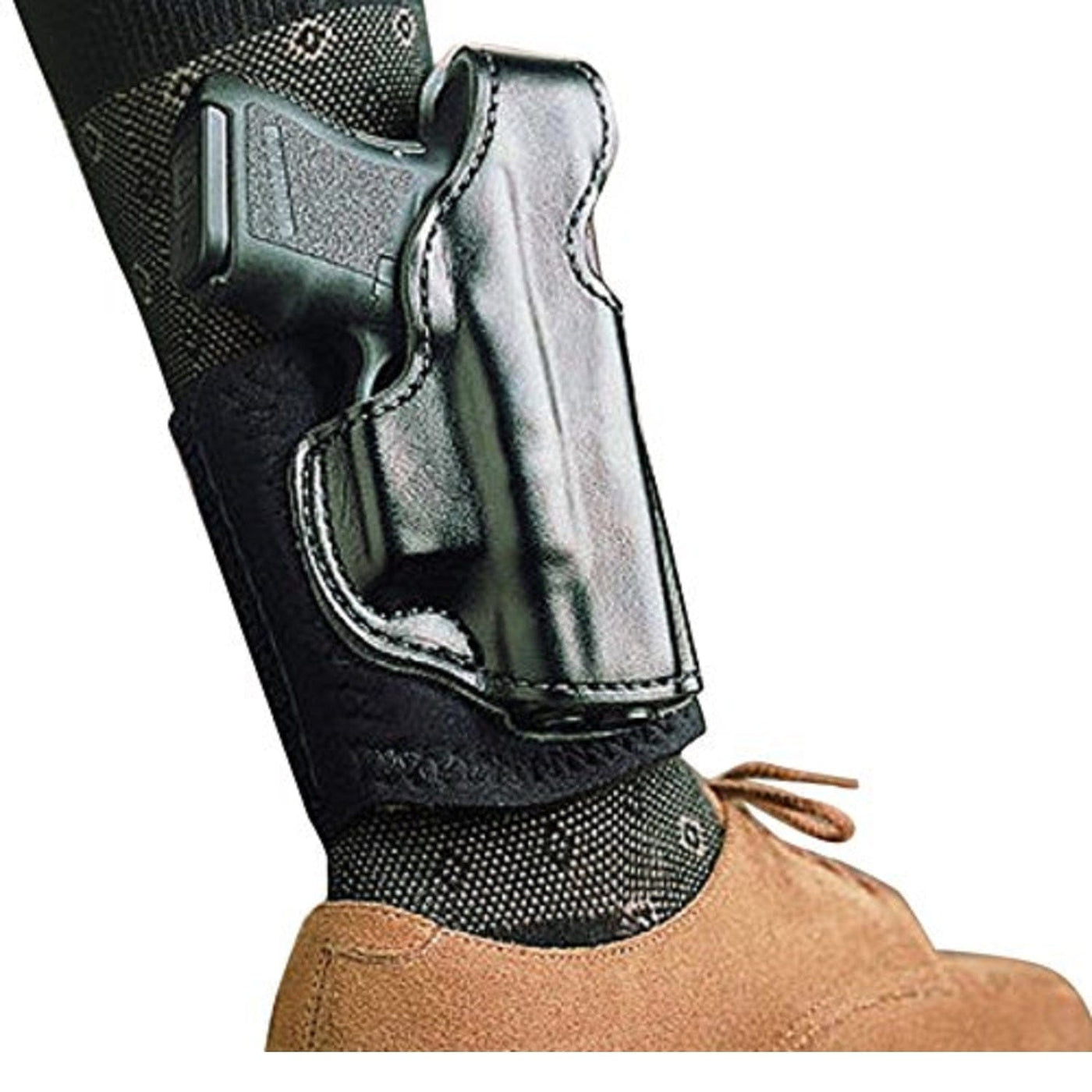 DeSantis DeSantis Die Hard Ankle Rig for Glock 43- Black Right Hand Shooting