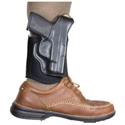 DeSantis DeSantis Die Hard Ankle Rig P365 Black Leather RH Shooting