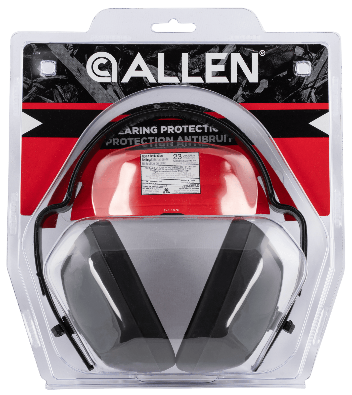 Allen Allen Standard Safety Ear Muff Shooting Gear and Acc