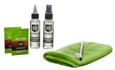 Breakthrough Breakthrough Basic Kit With Military Grade Solvent 2 Oz. Bottle, High Purity Oil 2 Oz. Shooting Gear and Acc