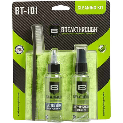Breakthrough Breakthrough Basic Kit With Military Grade Solvent 2 Oz. Bottle, High Purity Oil 2 Oz. Shooting Gear and Acc