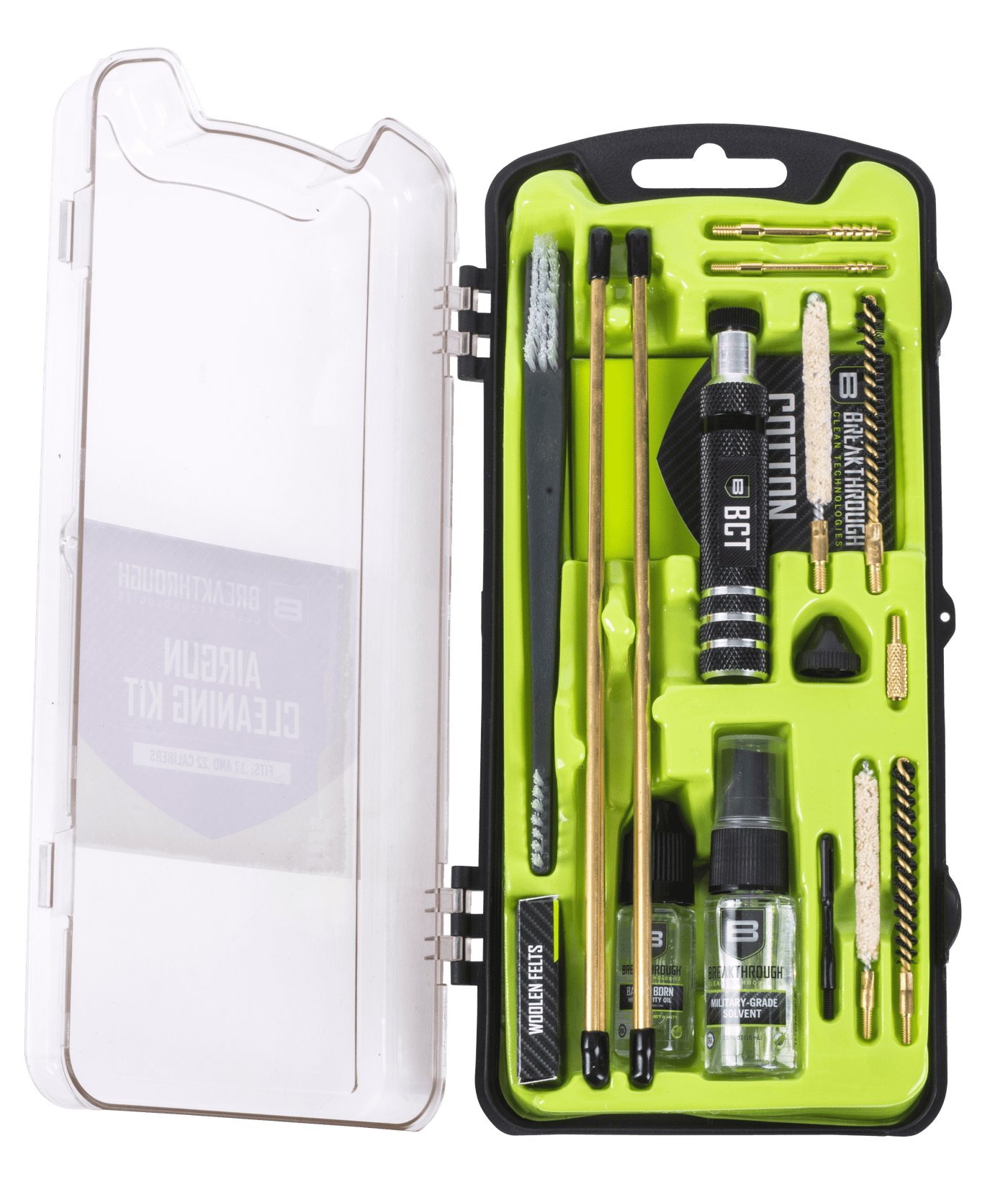 Breakthrough Breakthrough Vision Series Hard Case Cleaning Kit Airgun/rimfire 17 Cal. / 22 Cal. Shooting Gear and Acc