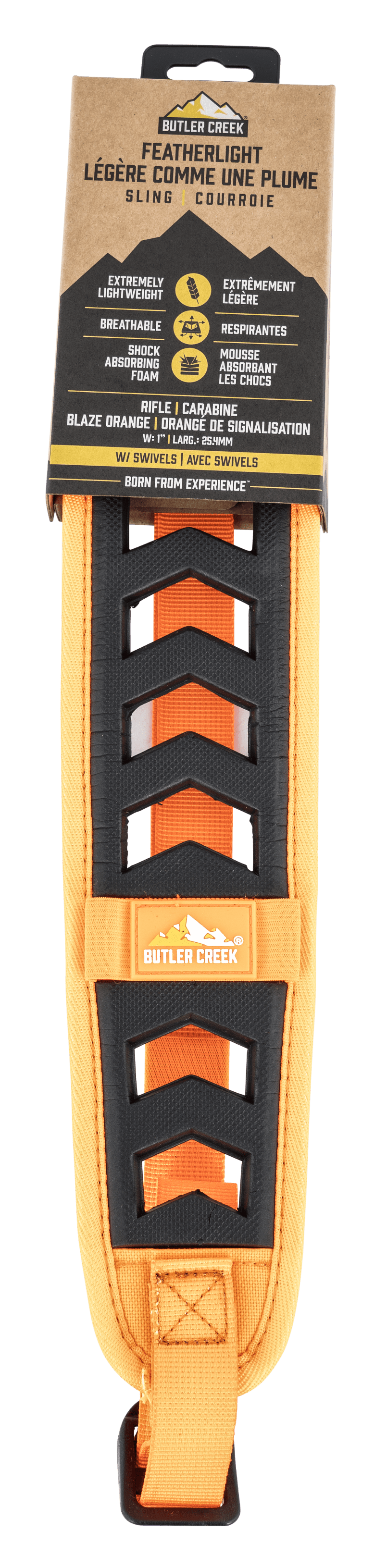 Butler Creek Butler Creek Featherlight Sling Blaze Orange W/ Swivels Rifle Shooting Gear and Acc