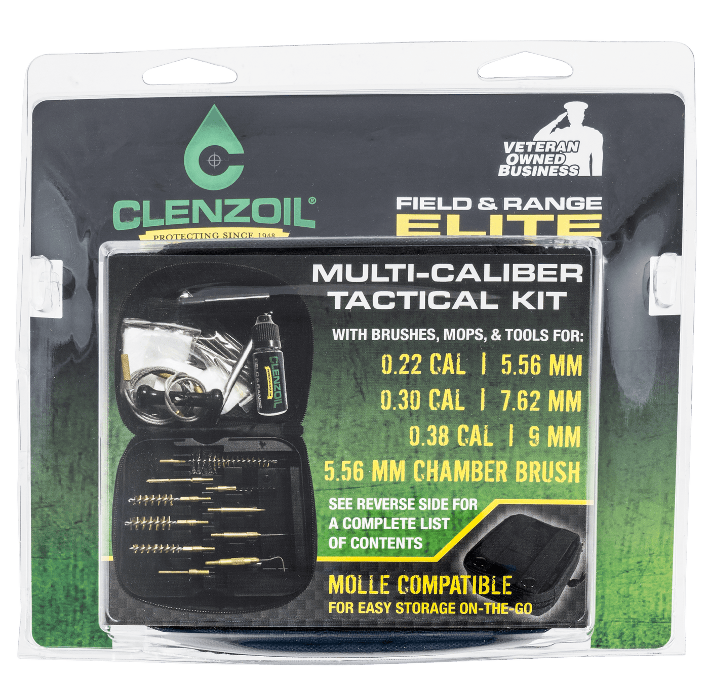 Clenzoil Clenzoil Tactical Cleaning Kit Black Shooting Gear and Acc