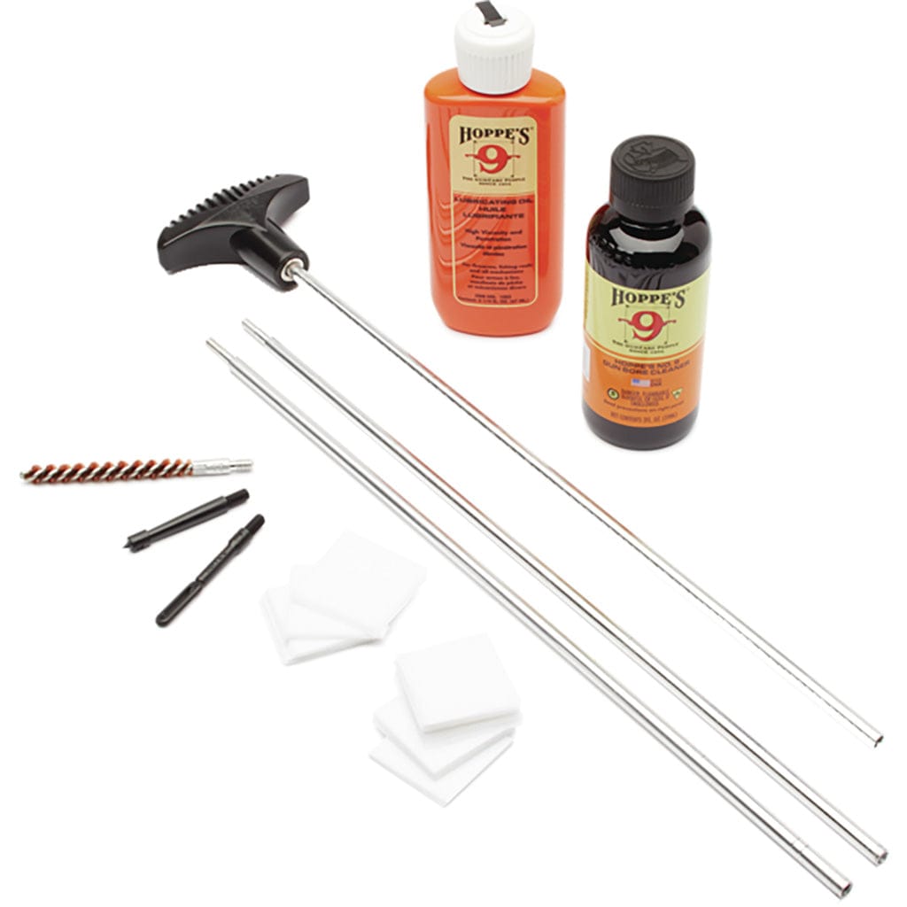 Hoppes Hoppes Cleaning Kit .22-.225 Cal. W/ Aluminum Rod Shooting Gear and Acc