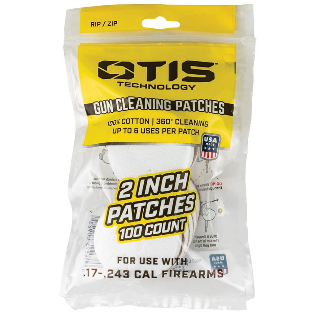 Otis Otis Small Caliber Cleaning Patches 2 In. 100 Pk. Shooting Gear and Acc