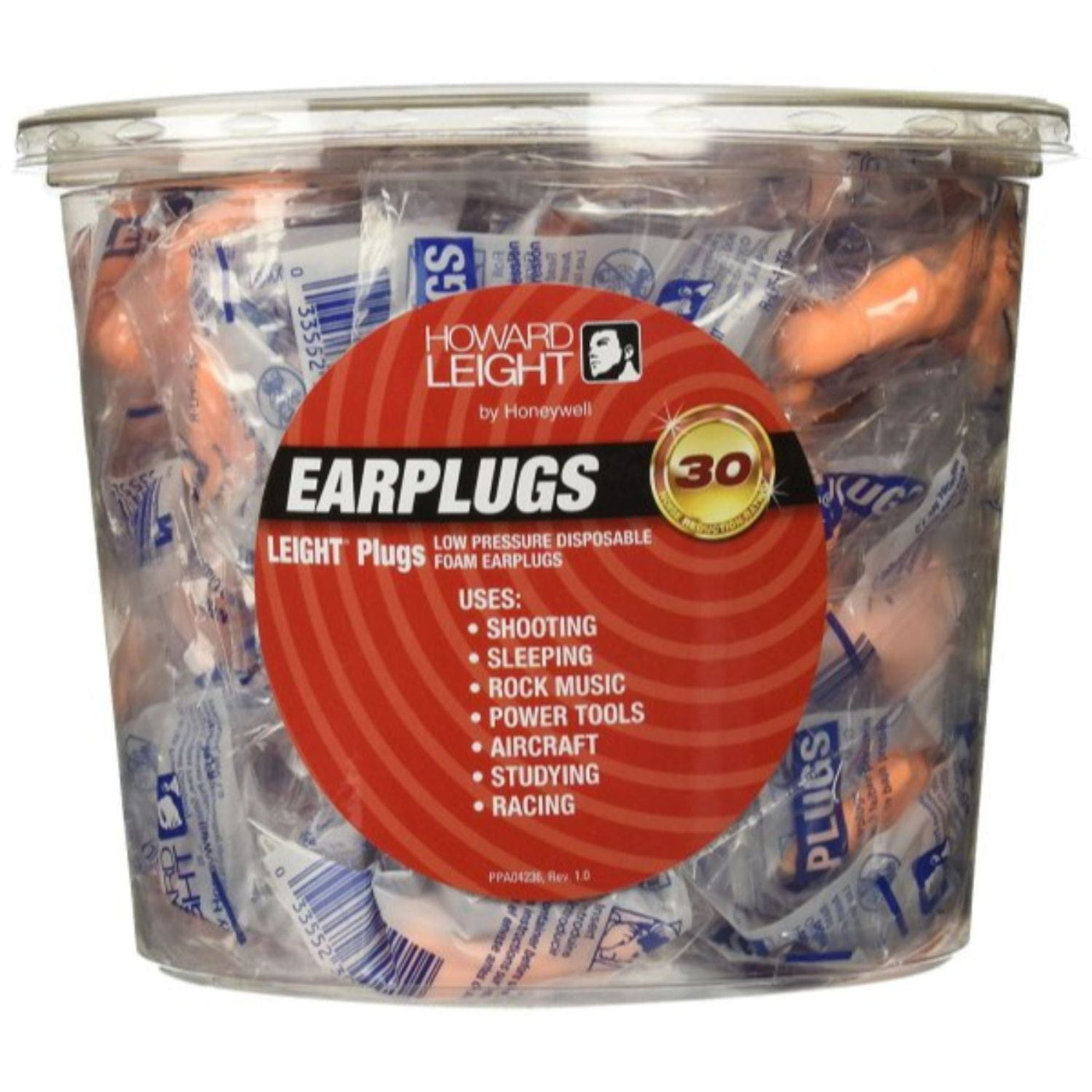 Howard Leight Howard Leight Plugs Low Press Foam Uncorded Ear Plugs 100 Pr Shooting