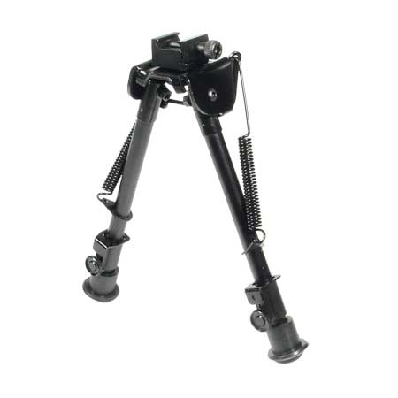 Leapers Leapers UTG Tactical OP Bipod Rubber Feet 8.3-12.7in Cntr Ht Shooting