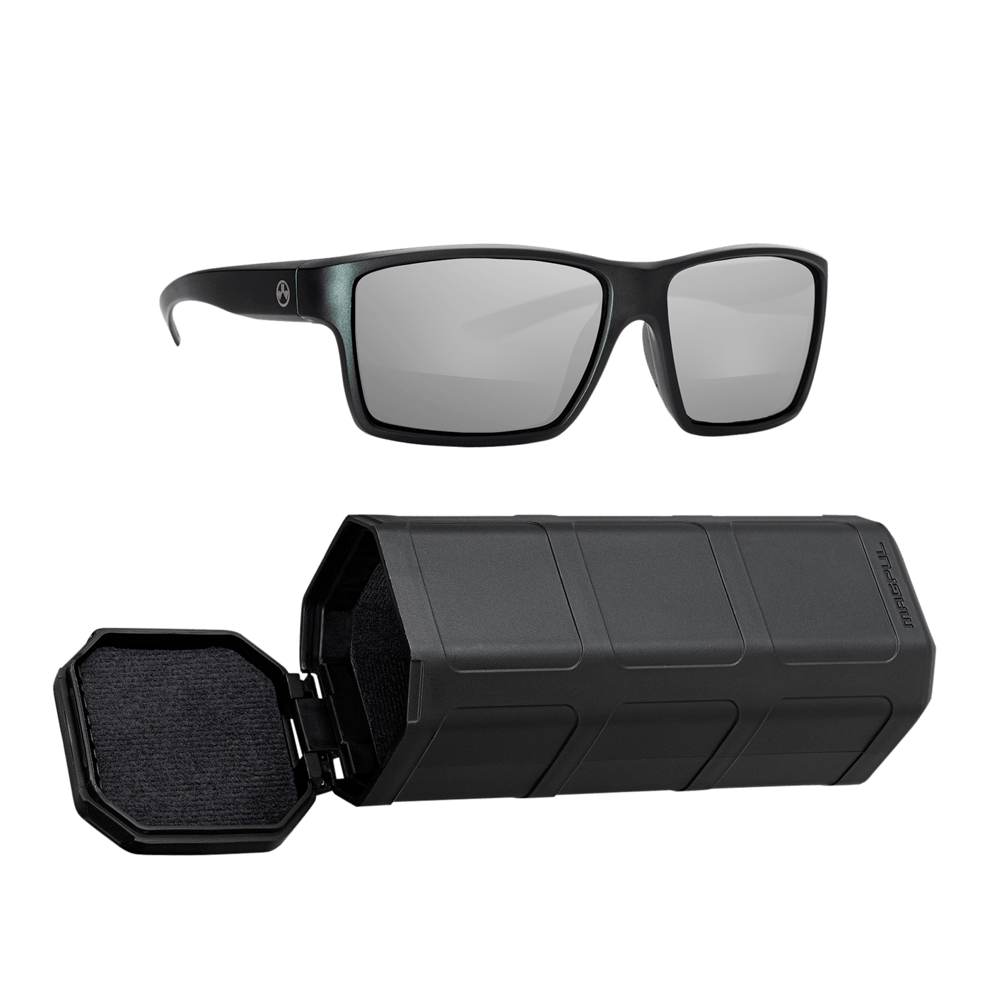 MAGPUL INDUSTRIES CORP Magpul Industries Corp Explorer, Magpul Mag1147-1-001-1110 Explorer    Blk Gry/slvr Black Frame with Grey/Silver Shooting