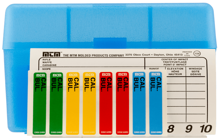 MTM Mtm Case-gard, Mtm Rl-50-24     50rd Ammo  Box 270/3006 Blu Shooting