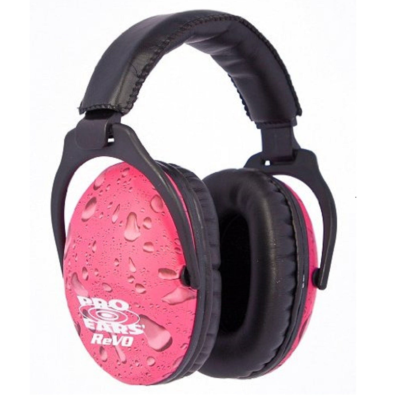 Pro Ears Passive ReVO Ear Muffs - NRR 25 Pink Rain Shooting